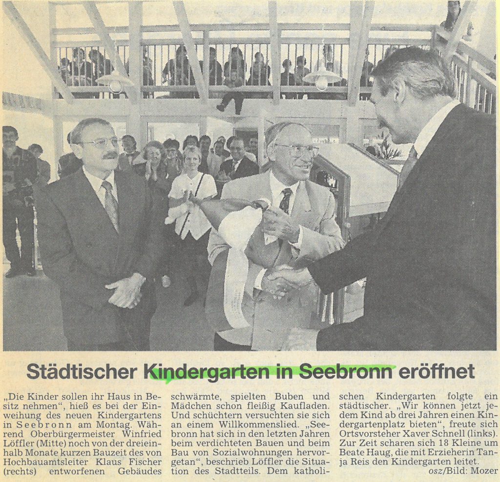 st kiga presse einweihung
